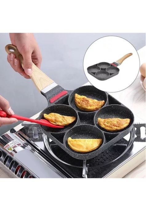 Sartén antiadherente para huevos y panqueques, color 4 holes-3