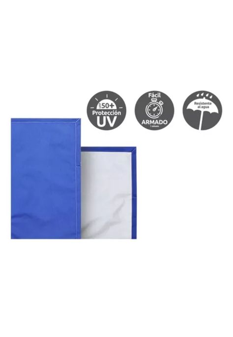 Carpa de repuesto, filtro UV, toldo plegable, araña, 3x4.5 m, color azul-1