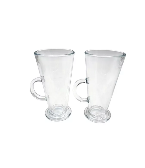 Set 2 Tazas Latte Vidrio 450ml-1