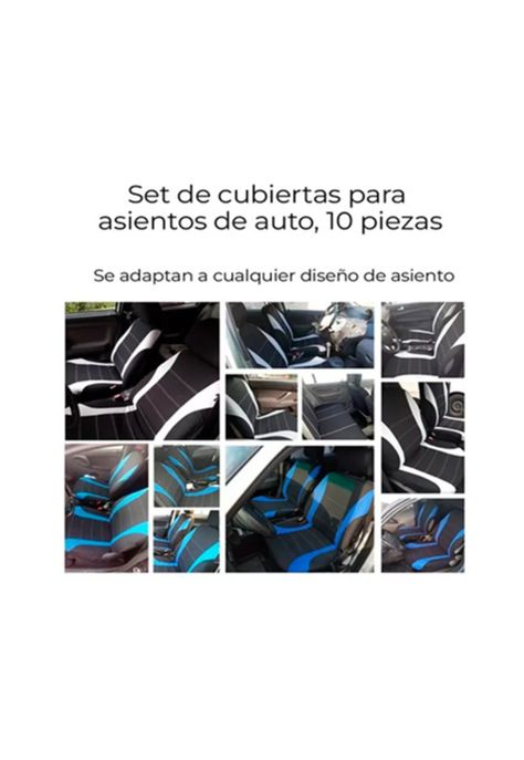 Set funda universal cubre asiento automóvil 10 piezas coche-5