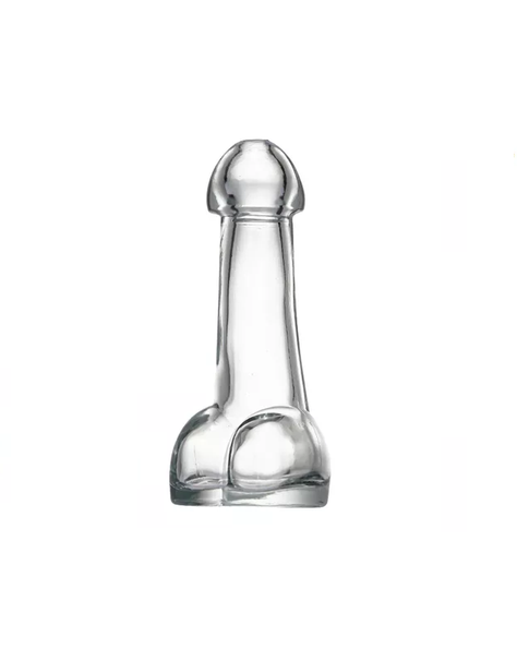 Pack 12 Vasos Tipo Pene Vidrio Cocteles-0