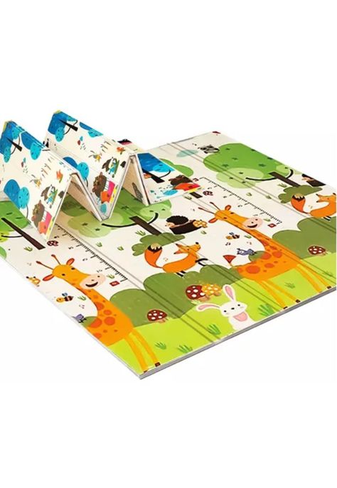 Alfombra antigolpes impermeable para niños, plegable, 180x150 cm-0