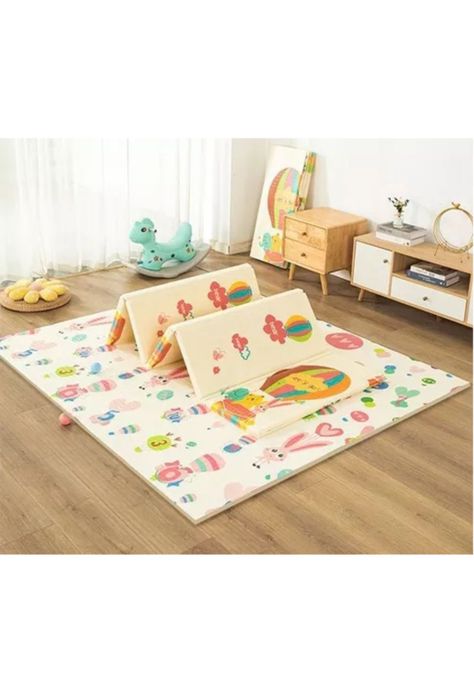 Alfombra antigolpes impermeable para niños, plegable, 180x150 cm-1