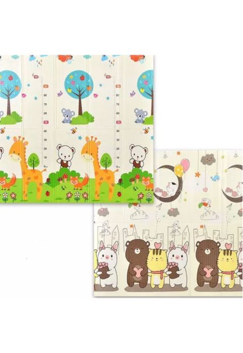 Alfombra antigolpes impermeable para niños, plegable, 180x150 cm-3