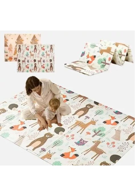 Alfombra antigolpes para niño y bebé, con bolso, 150x200x2 cm, premium-0