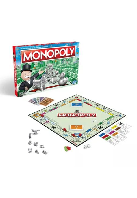 Juego de mesa Hasbro Monopoly clásico 2-6 jugadores 8+ en español-0