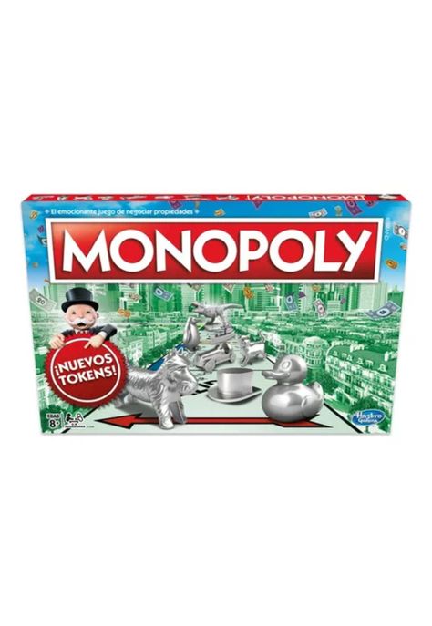 Juego de mesa Hasbro Monopoly clásico 2-6 jugadores 8+ en español-1