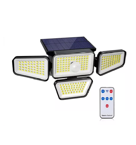 Foco led solar exterior Maxwell sensor 4 direcciones control-1