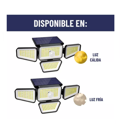 Foco led solar exterior Maxwell sensor 4 direcciones control-3