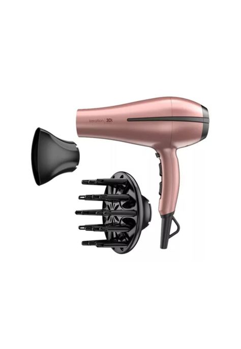 Secador de pelo Gama Bora 3D Therapy Ion Keration 2200W rosa-0