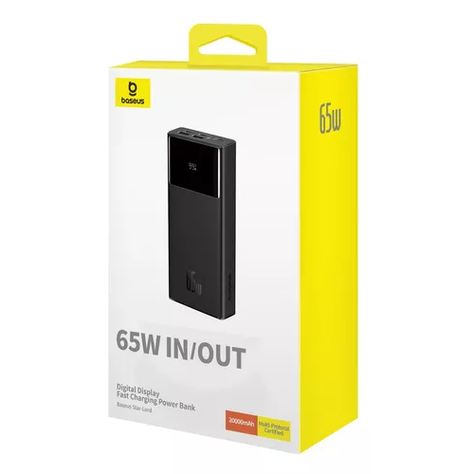 Power bank Baseus para MacBook y tablet 20000 mAh 65W negro-3