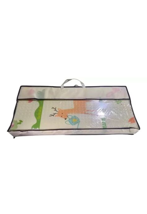 Alfombra antigolpes bebé, plegable, 200x180x1 cm, con bolsa-1