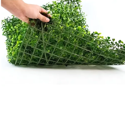 20 Piezas Muro Verde Follaje Artificial Sintético 60x40cm-3