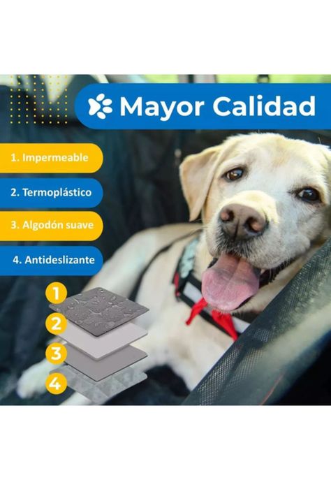 Protector funda cubre asiento auto perros mascotas Petpal negro-3