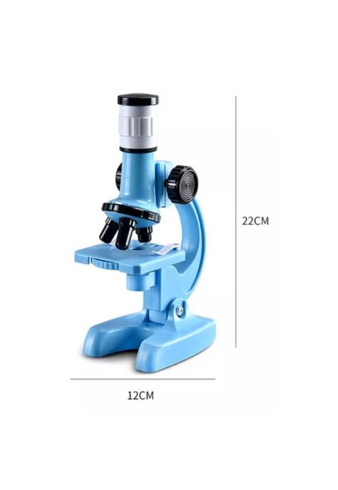 Kit de ciencia para niños, microscopio juguete educativo-1