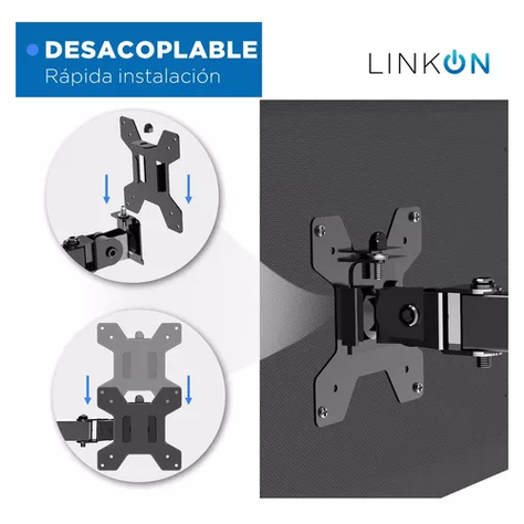 Brazo soporte doble para 2 monitores en base de escritorio-5