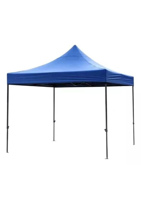 Carpa lona de repuesto para toldo, 3x3 m, engomada, impermeable, 600D, color azul-2