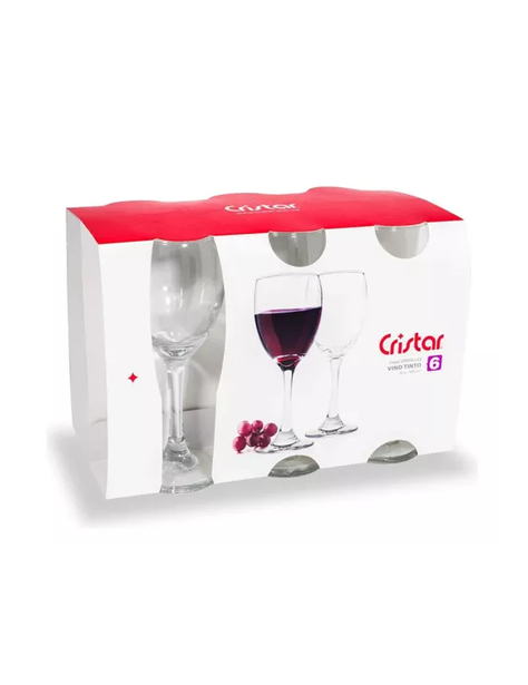 48 Copas Vino Tinto Versalles 300cc Cristar Caja-1
