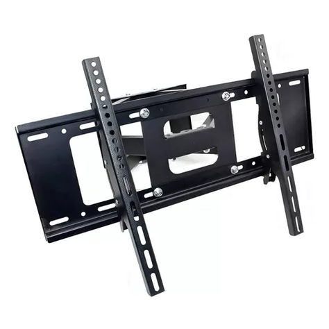 Soporte TV brazo doble 180 grados 32-70 pulgadas negro-4