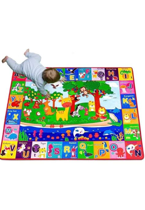 Alfombra antigolpes para niños y bebés, 200x180 cm-0
