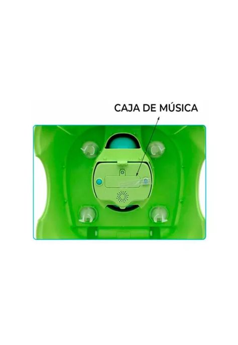 Pelela musical infantil para bebé, color verde-3