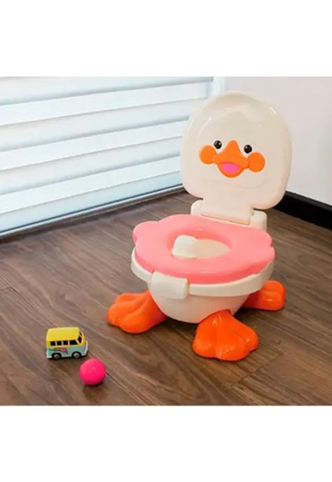 Pelela bacinica pato bebé 3 en 1 para niño o niña, diseño Metinca-2