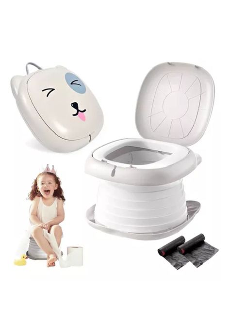 Pelela de baño portátil para niños, aprendizaje tipo WC, infantil-0