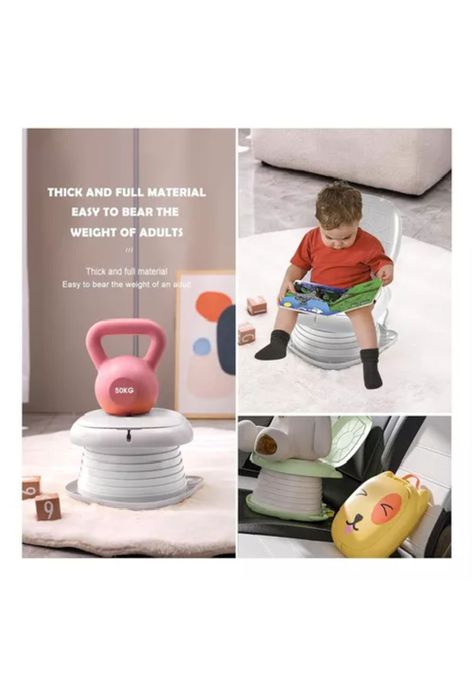 Pelela de baño portátil para niños, aprendizaje tipo WC, infantil-1