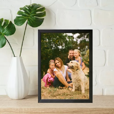 Pack Marcos para Foto Portarretrato Tamaño Decoración Cuadro Negro-4