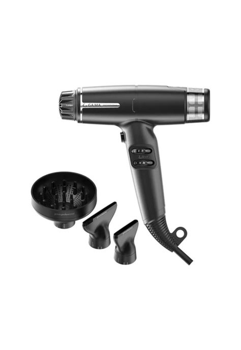 Secador de pelo Gama IQ Lite ultra liviano profesional negro-0