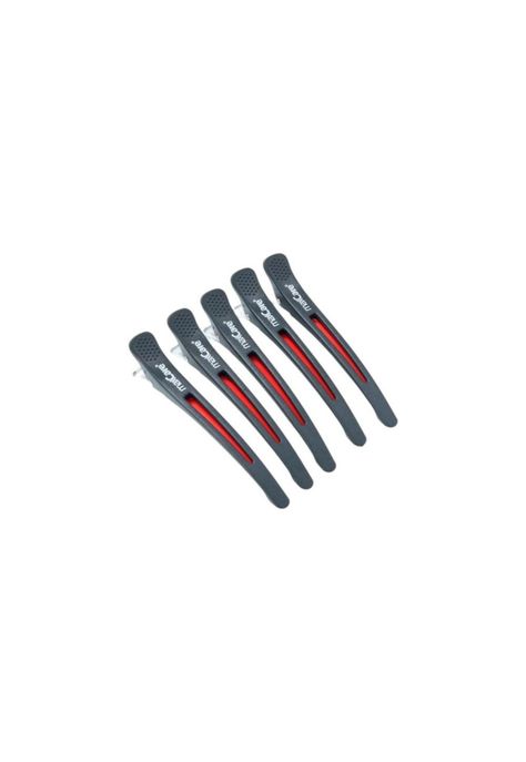 Pinzas Con Banda Silicona X6 Unidades Peluquería Y Barbería-0