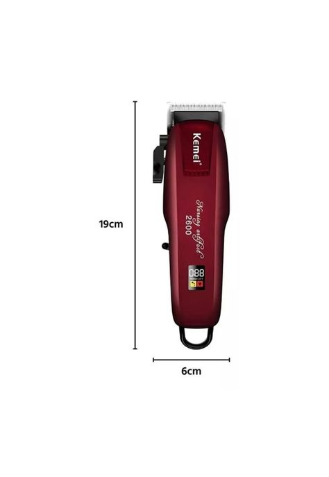 Maquina Cortadora De Pelo Profesional Kemei Km-2600 Barberia-2