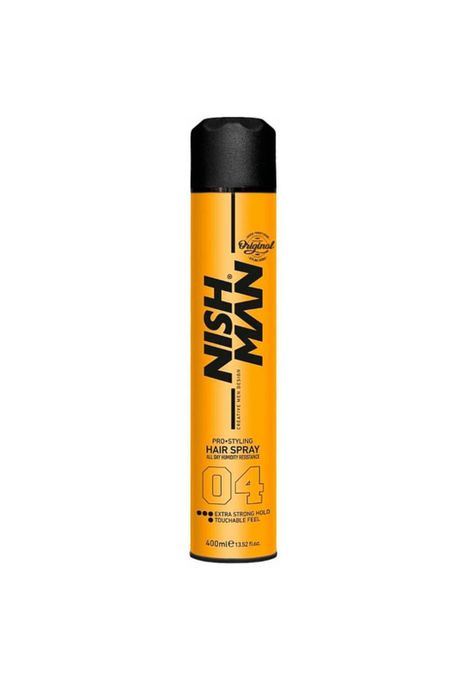 Laca NishMan Pro Styling Hair Spray 04 Extra Duro 400 ML-0