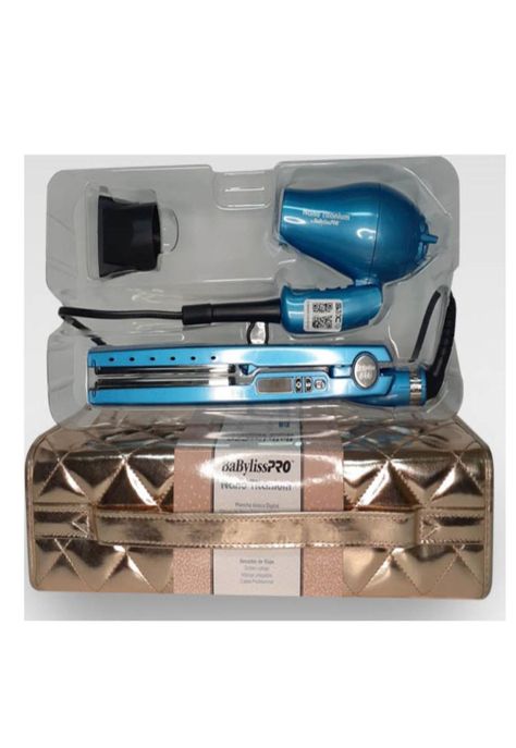 Kit Plancha Pelo Alisadora + Secador Mini Babyliss Bolso-3