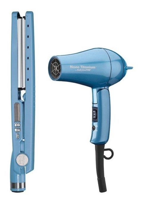 Kit Plancha Pelo Alisadora + Secador Mini Babyliss Bolso-4