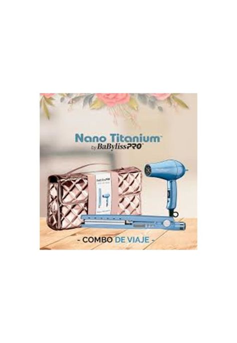Kit Plancha Pelo Alisadora + Secador Mini Babyliss Bolso-6