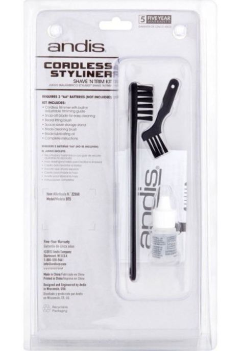 KIT DE AFEITADO Y CORTE PARA HOMBRE ANDIS SIN CABLE-1