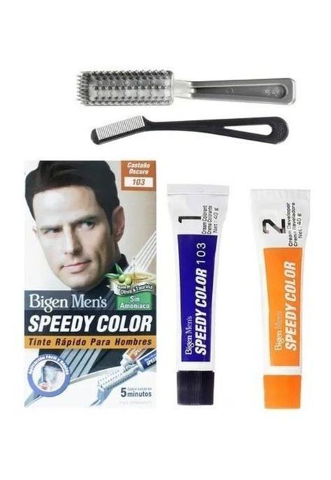 Tinte Rápido Para Hombre 103 Castaño Oscuro-1