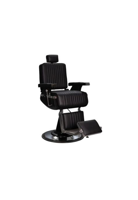 Sillón de Barbería Lincoln Negro Moderno para Barberías-0