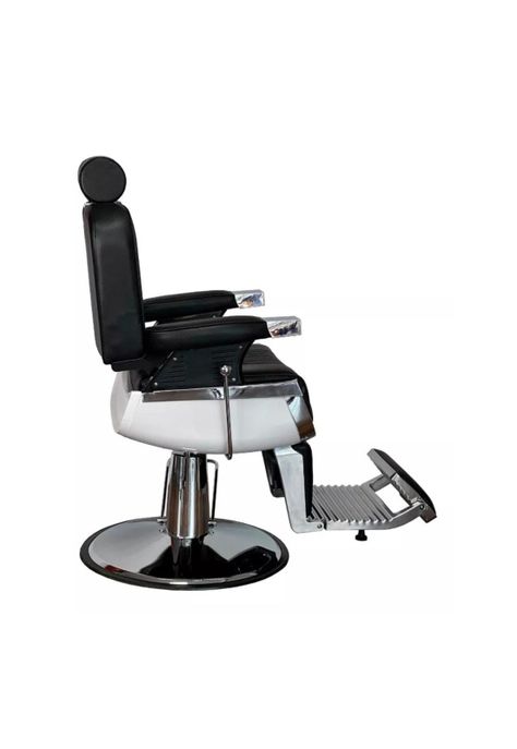 Sillón de Barbería Lincoln Negro Moderno para Barberías-1