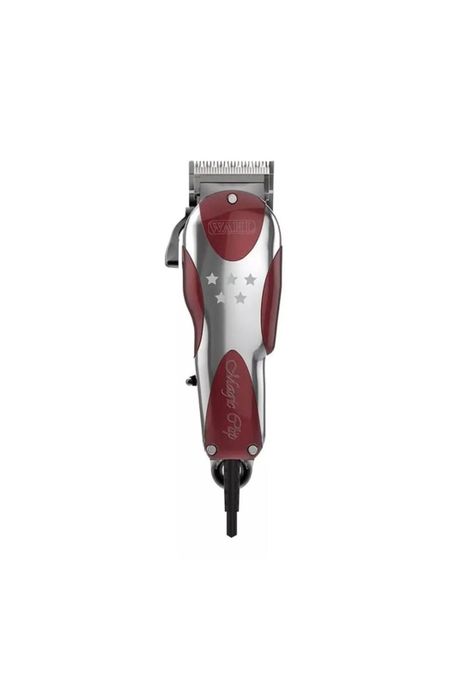 Cortadora de cabello Wahl 5 Star Magic Clip plata y roja 220V-0