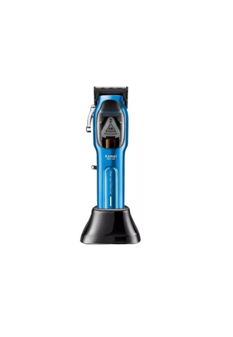 Maquina Cortadora De Pelo  KM-1763 9000RPM Con Base De Carga-2