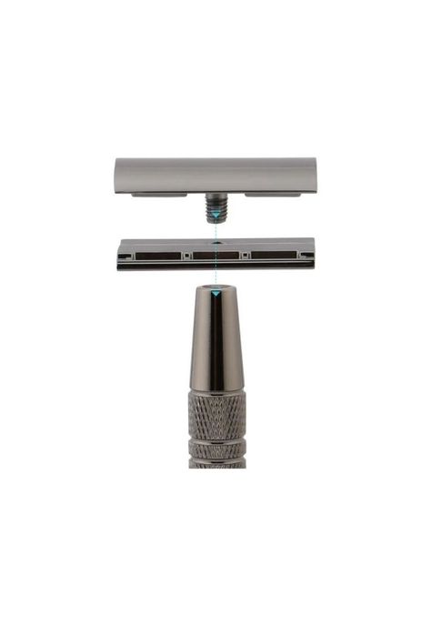 Navaja Rasuradora Clasica Inox Maxcare+5 Repuestos Barberia-1