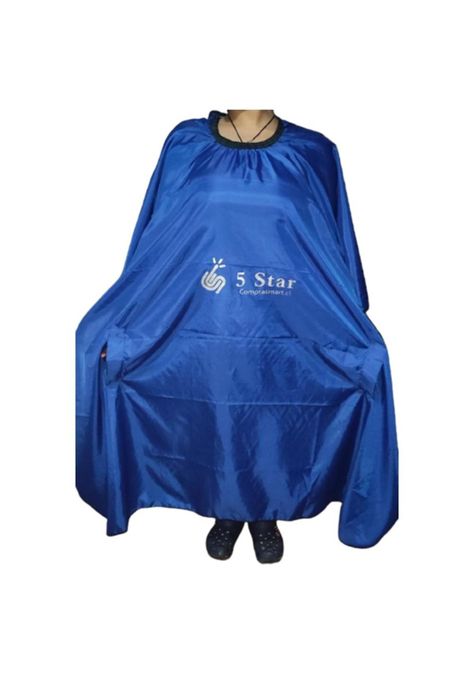 Capa Corte Tintura Peinador 5 STAR Peluquería Profesional AZUL-0