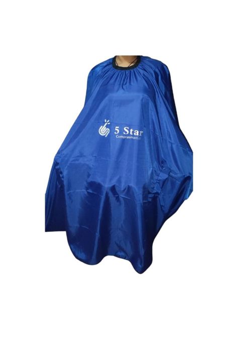 Capa Corte Tintura Peinador 5 STAR Peluquería Profesional AZUL-1