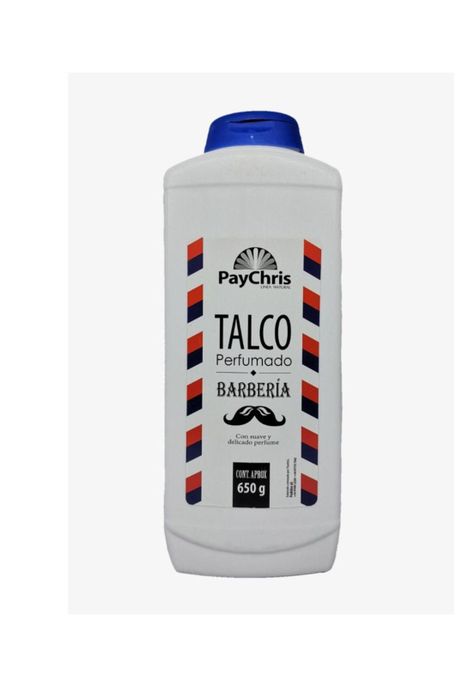 Talco Perfumado Para Barberia 650g Suave Y Delicado Perfume-0