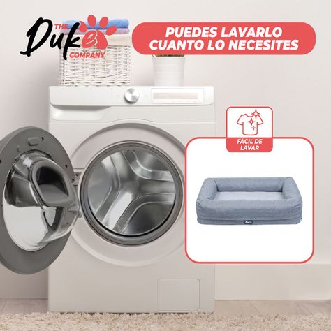 Cama de perro cuadrada Duke talla M 73 x 50 x 16 cm Gris-4