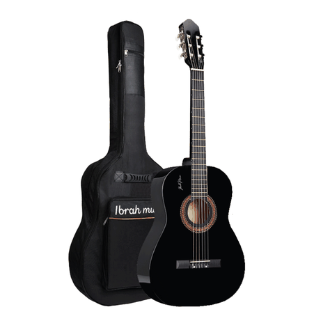 Guitarra Acústica Clásica Ibrah 39 Pulgadas Colores + Funda-1