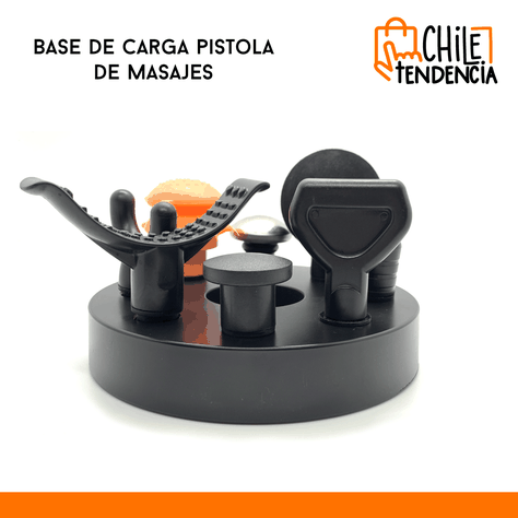 Base Soporte Carga Pistola Cabezal Masaje Compatible Howell-1