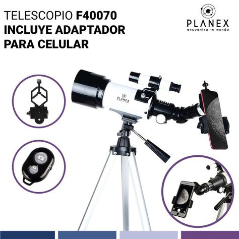 Telescopio Astronómico Monocular F40070 Para Luna Planetas-2